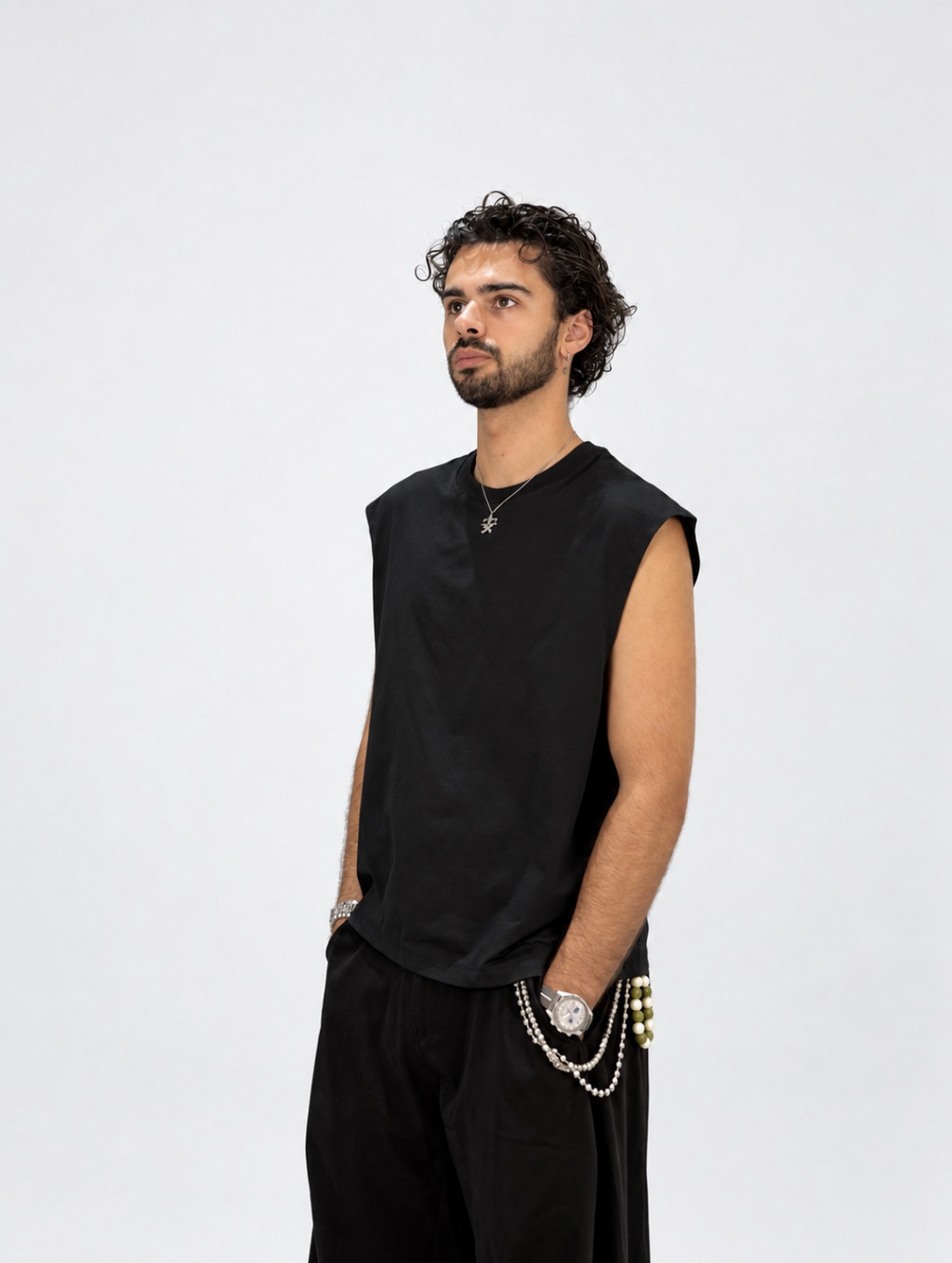BX01 Edge top ( top smanicato unisex)