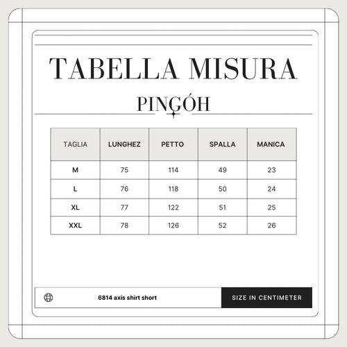 6814 Axis shirt short