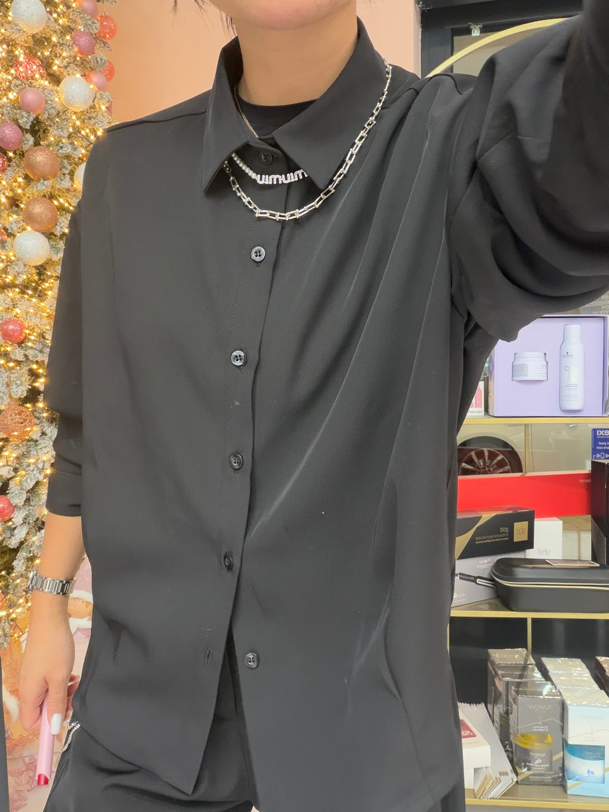6837 Crop Line shirt